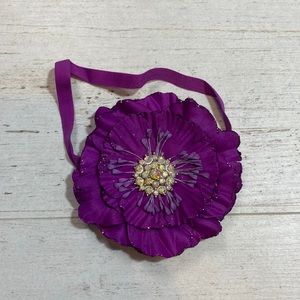 Tieks Bright Purple Flower Headband